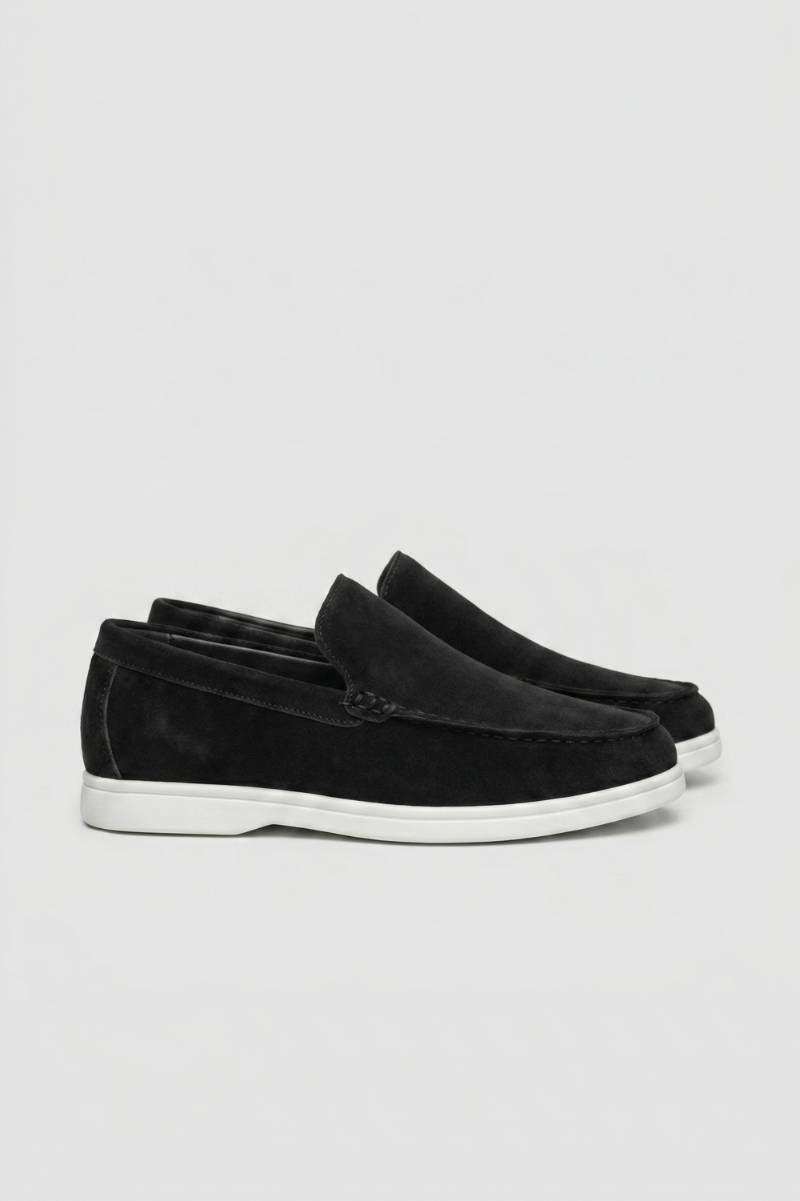Men's Loafers Slip-Ons with White Sole