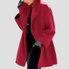 Women's wool coat with hood – Arvella