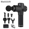 Massage Gun for Deep Tissue Handheld Therapy with Six Interchangeable Heads and Lcd Display