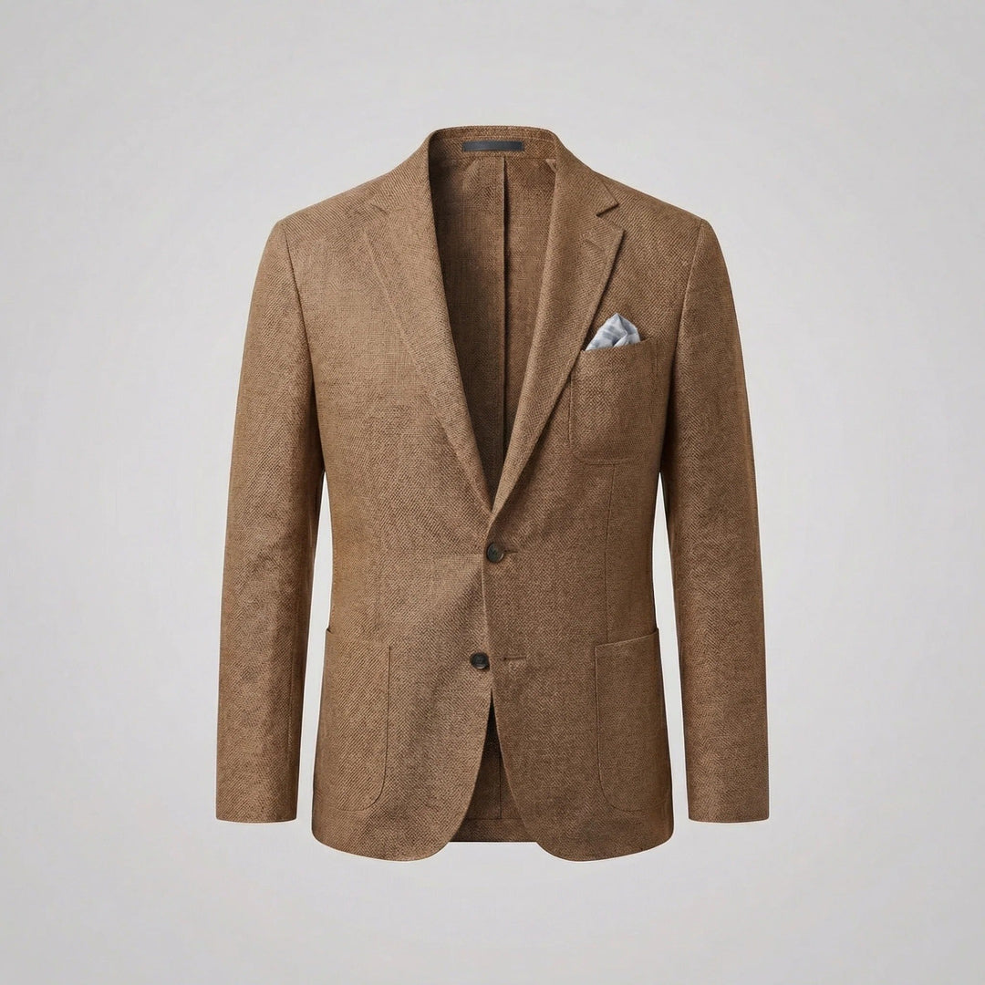 Men's Linen Blazer Jacket Smart Casual Lightweight Fit