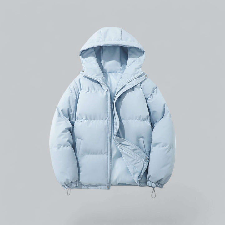 Warm Men's Winter Parka with Adjustable Hood