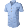 Men's Short-Sleeve Plaid Shirt
