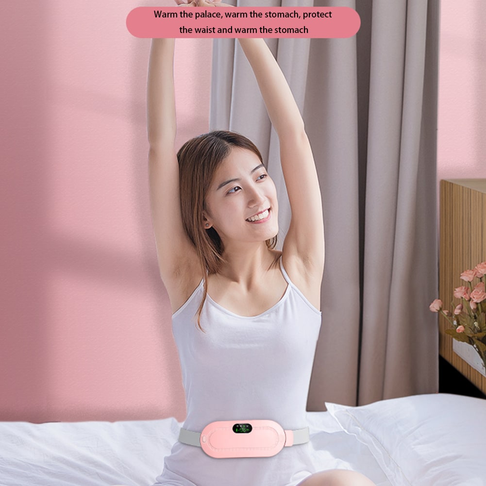 Menstrual Heating Pad for Cramps Electric Vibration Massage and USB Charging Portable