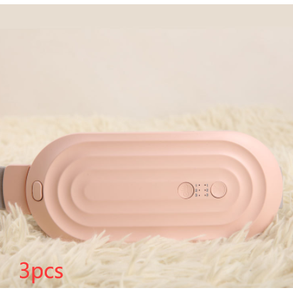 Menstrual Heating Pad for Cramps Vibrating Massage Electric Waist Belt and Digital Display