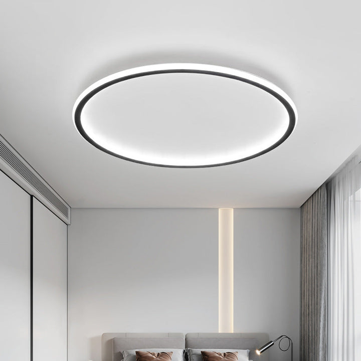 Scandinavian Round Ceiling Light with LED Lighting