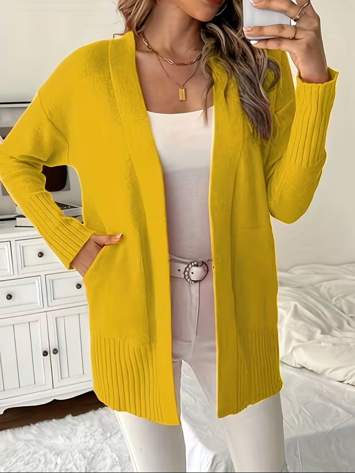 Open Front Long Cardigan for Women