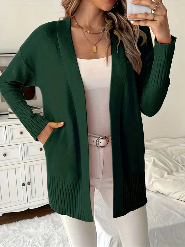 Open Front Long Cardigan for Women