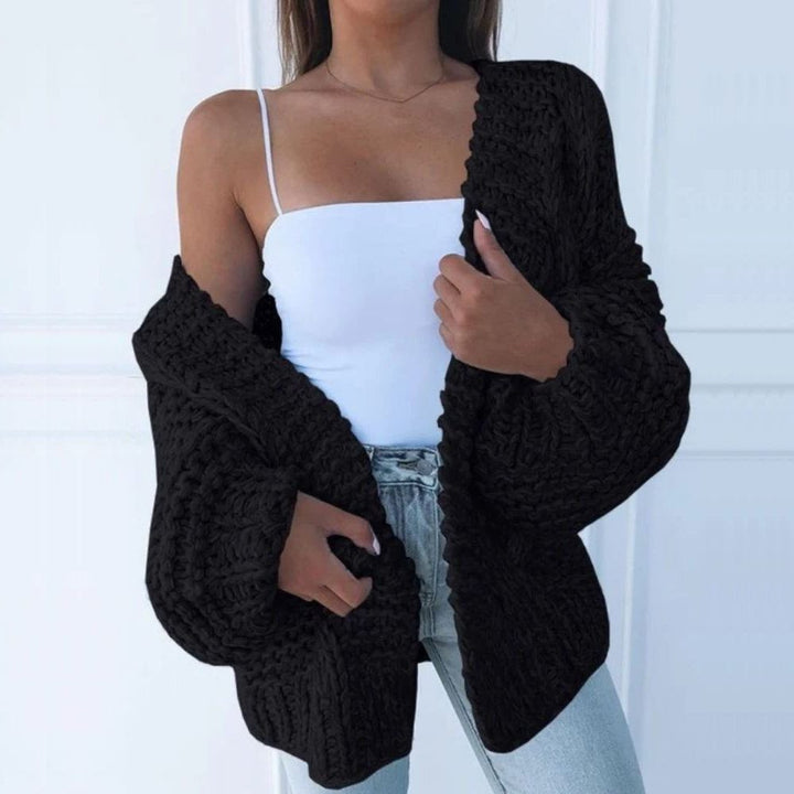Chunky Knit Oversized Cardigan for Women