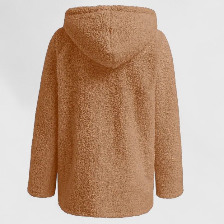 Oversized Teddy Fleece Jacket for Women