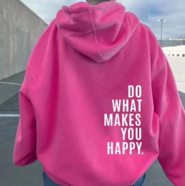 Women's Hoodie with Motivational Print