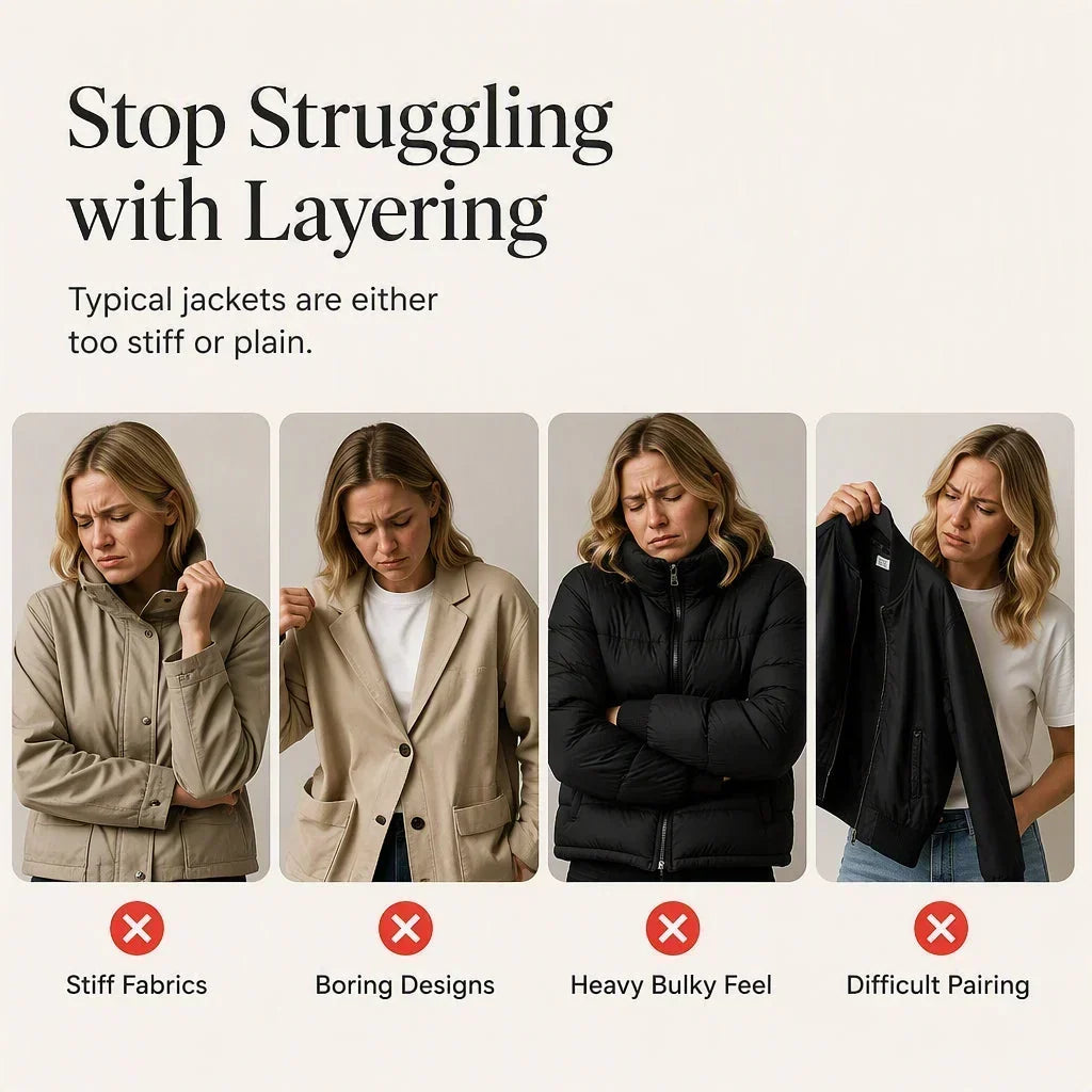 Versatile ribbed coat for everyday wear.