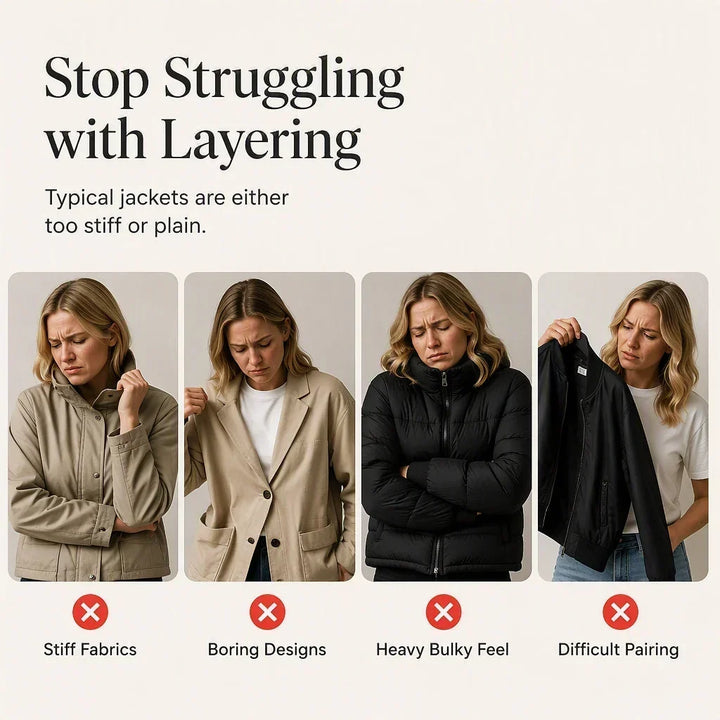 Versatile ribbed coat for everyday wear.