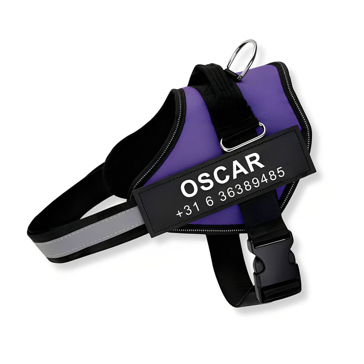 Personalizable Dog Harness – Reflective and Supportive Design