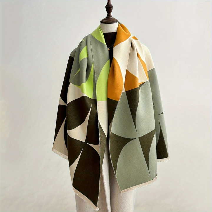 Reversible Poncho Scarf