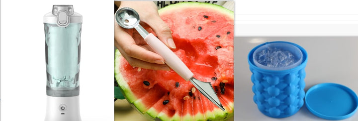 Portable Mini Blender with USB Charging 6-Blade Cordless Personal for Smoothies and Shakes