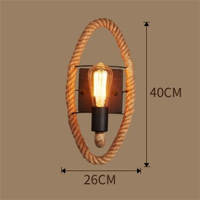 Vintage Rope Wall Sconce – RusticRope