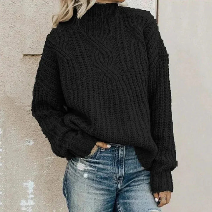 Women’s Elegant Knit Sweater – Subtle Texture with Refined Style