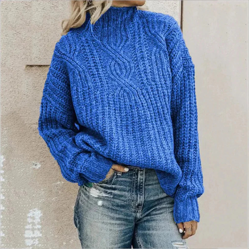 Women’s Elegant Knit Sweater – Subtle Texture with Refined Style