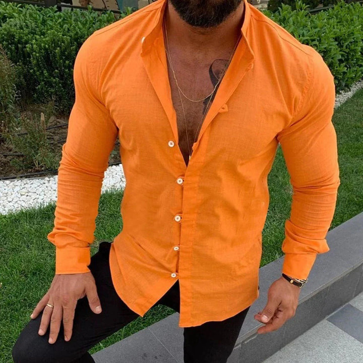 Men’s Breathable Linen Shirt