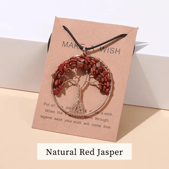 Seven Chakra Tree of Life Necklace