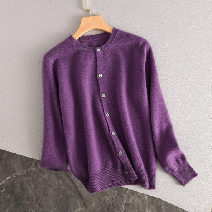 Cashmere Button-Down Cardigan for Women