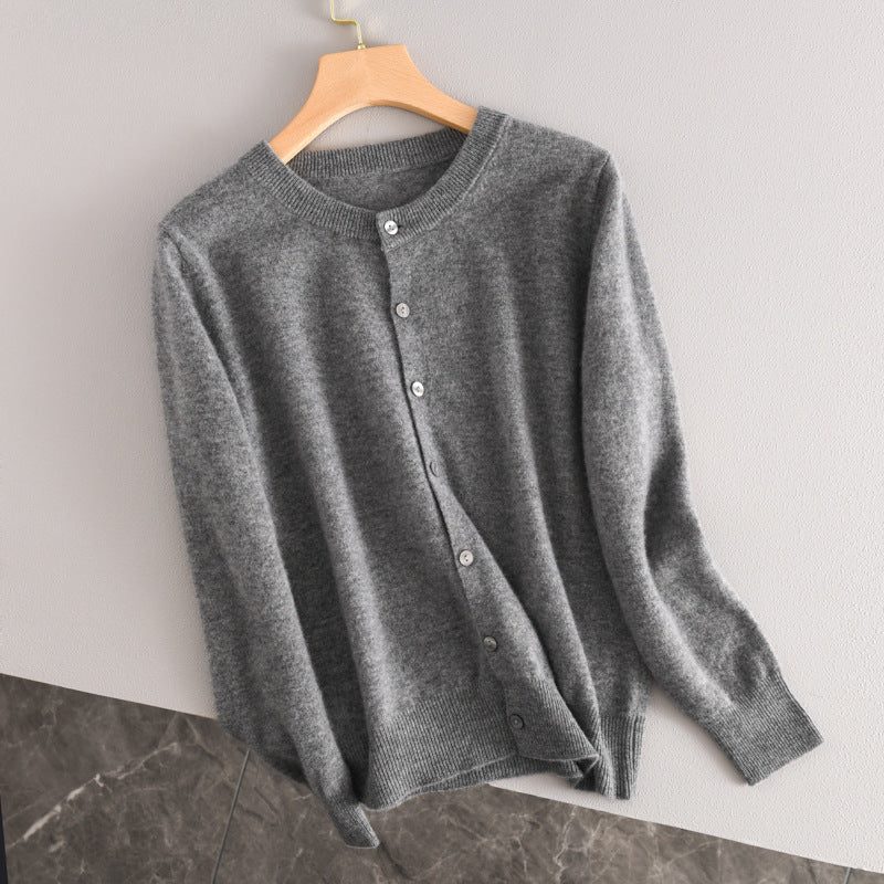 Cashmere Button-Down Cardigan for Women