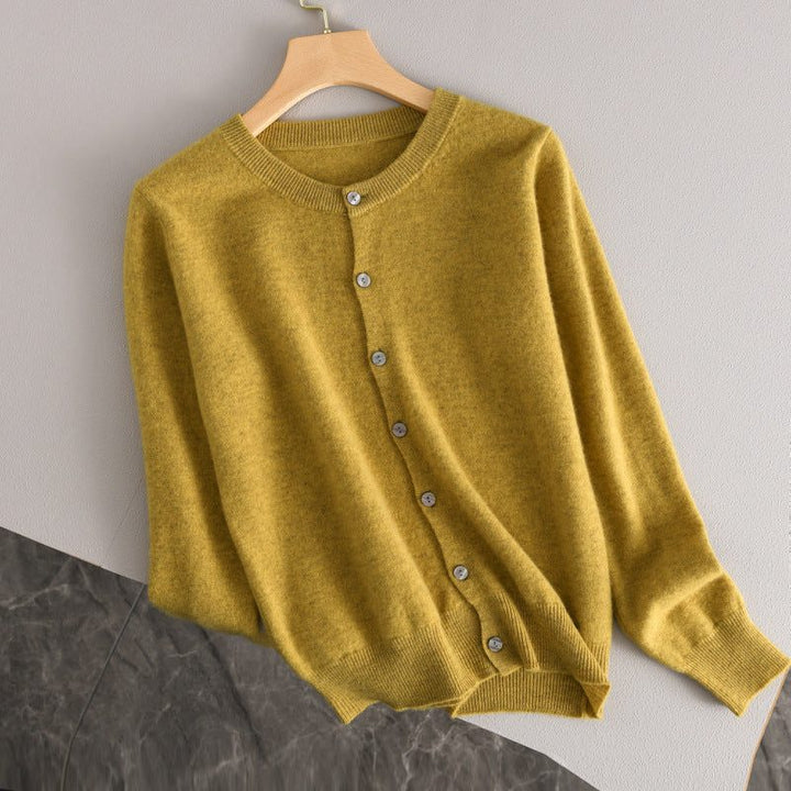 Cashmere Button-Down Cardigan for Women