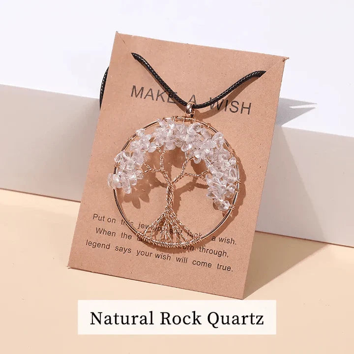 Seven Chakra Tree of Life Necklace
