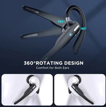 Trucker Dual Mic Wireless Bluetooth 5.1 Headset with Noise Cancellation