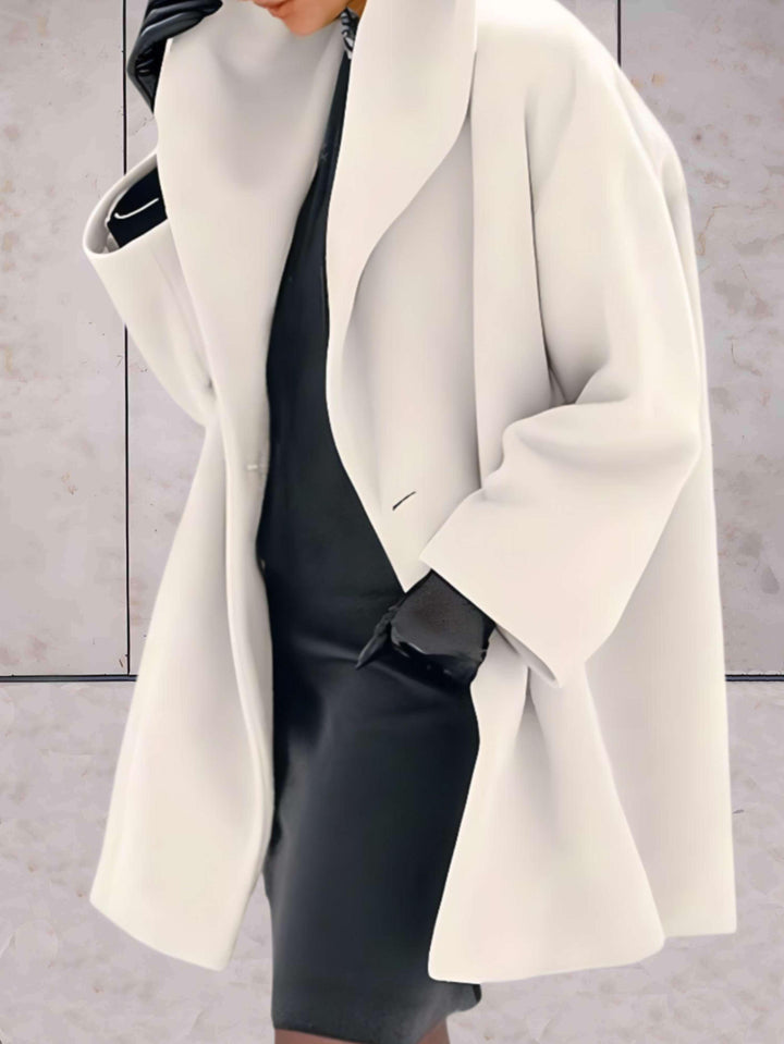 Stylish Loose-Fit Women's Winter Coat - Evelyn