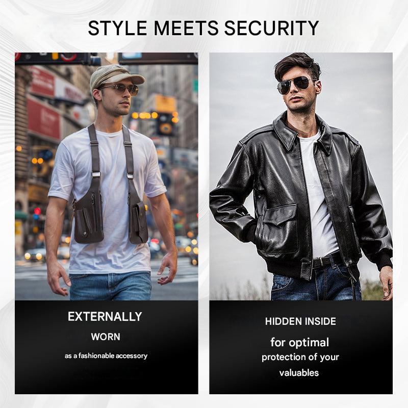 Men's Anti-Theft Shoulder Holster Bag – ShadowCarry Pro