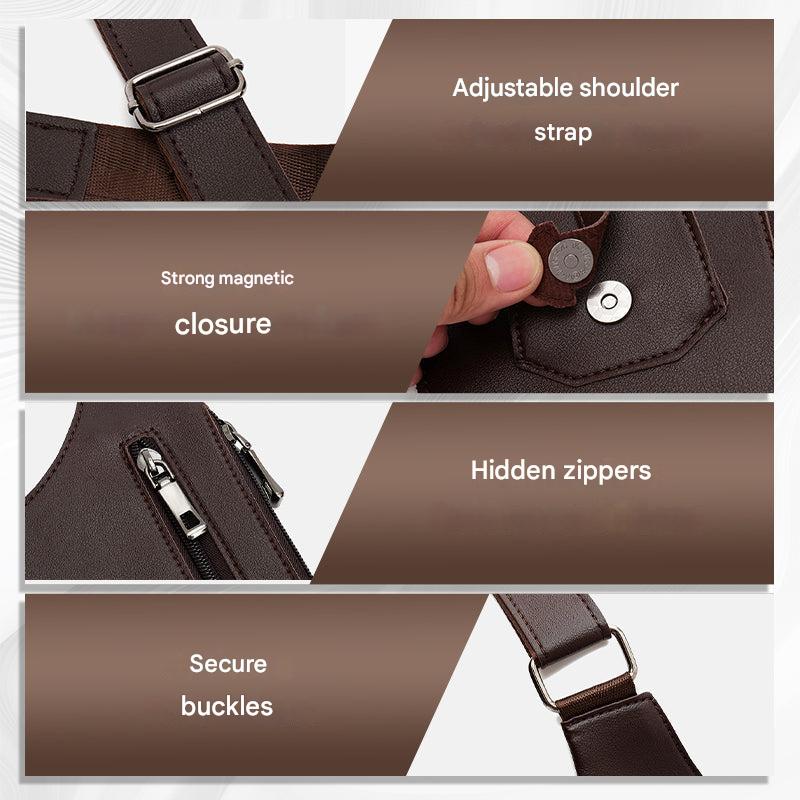 Men's Anti-Theft Shoulder Holster Bag – ShadowCarry Pro