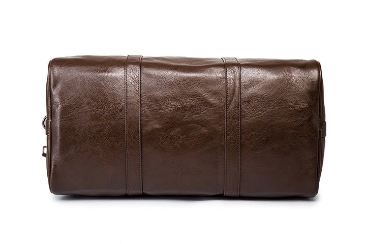 Large-Capacity Leather Travel Bag – Lightweight & Durable Hand Luggage