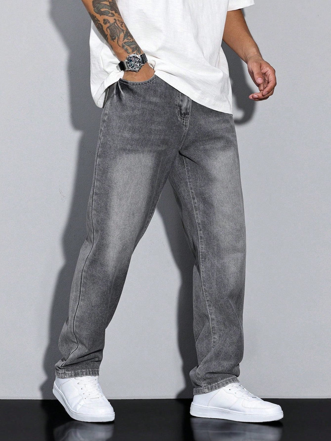 Men's Straight-Leg Jeans – Straight Fit Denim Pants