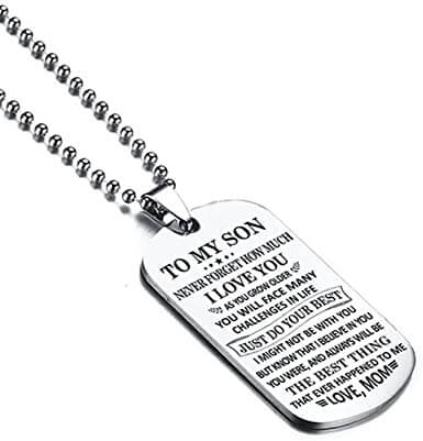 To My Son Pendant Necklace