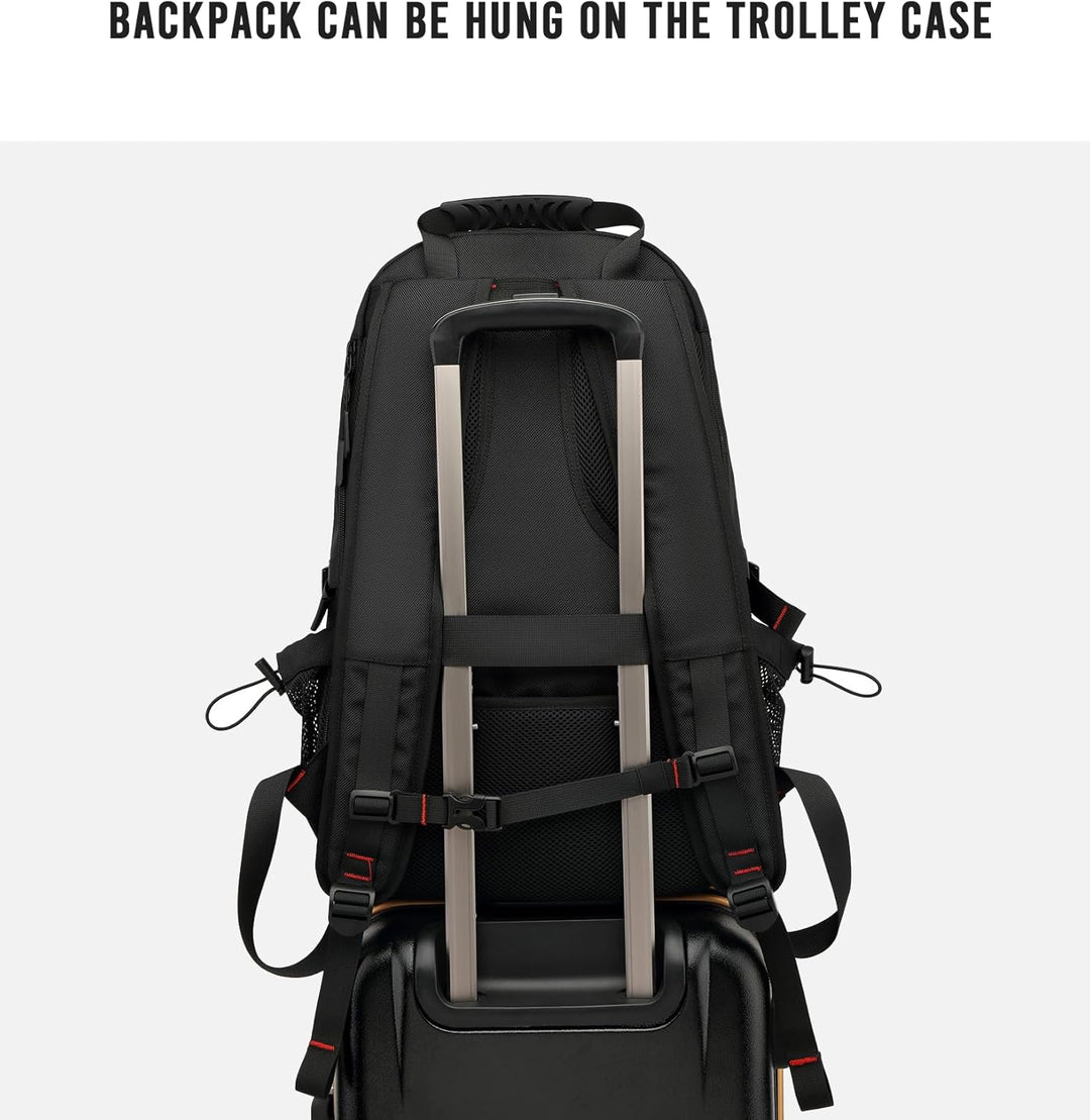 60L Waterproof Travel Laptop Rucksack with USB and Shoe Compartment