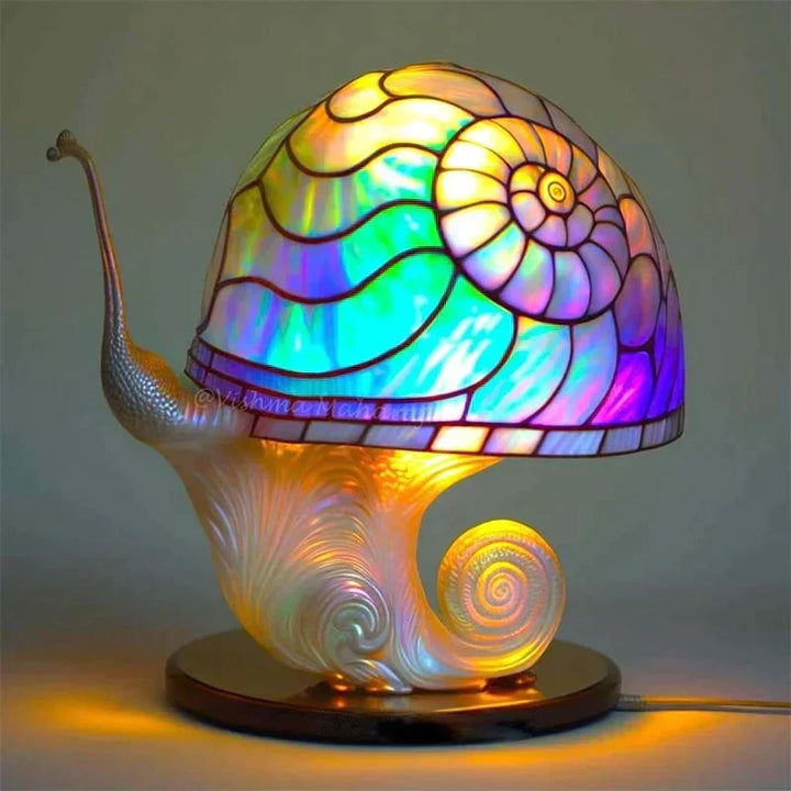 Enchanting Stained Glass Table Lamp - DreamGlow