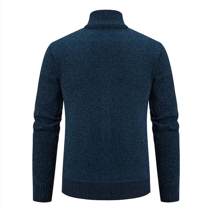 Men's Knitted Cardigan with Lining – Soft Cardigan Jacket