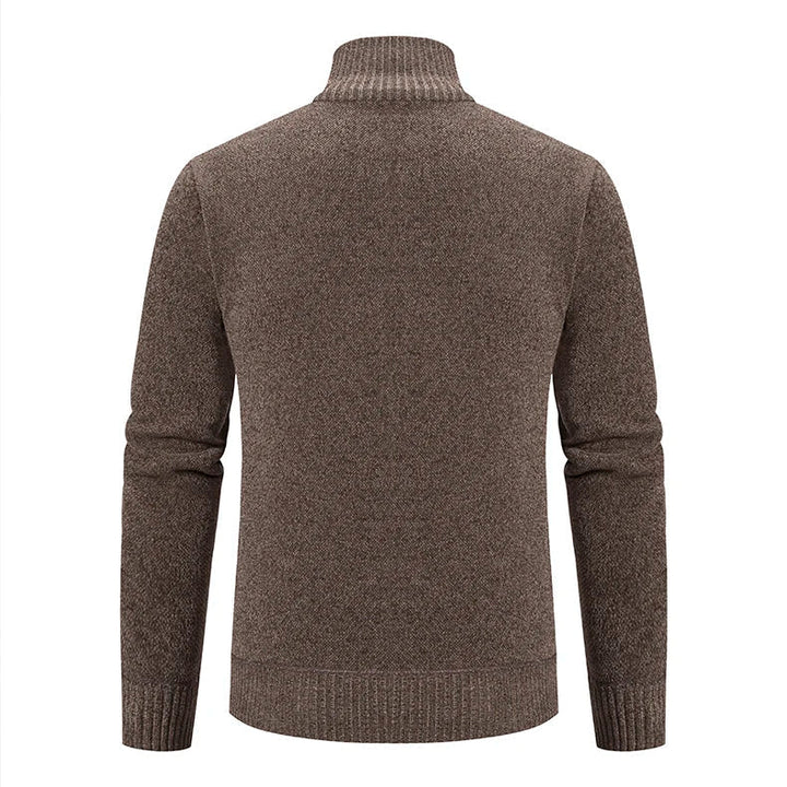 Men's Knitted Cardigan with Lining – Soft Cardigan Jacket