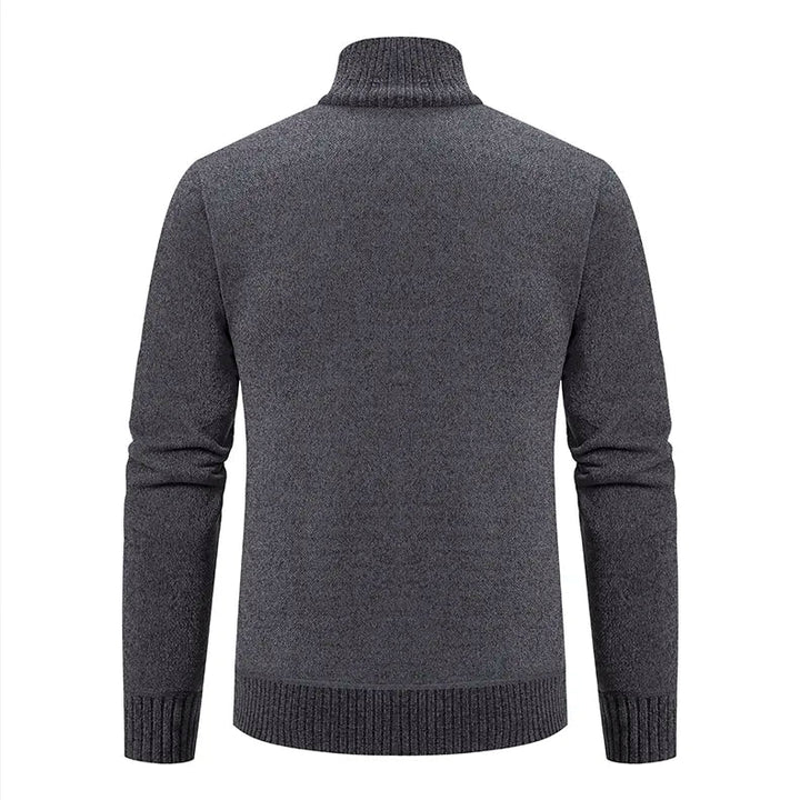 Men's Knitted Cardigan with Lining – Soft Cardigan Jacket