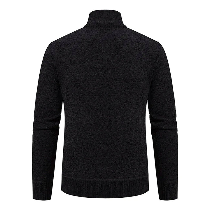 Men's Knitted Cardigan with Lining – Soft Cardigan Jacket