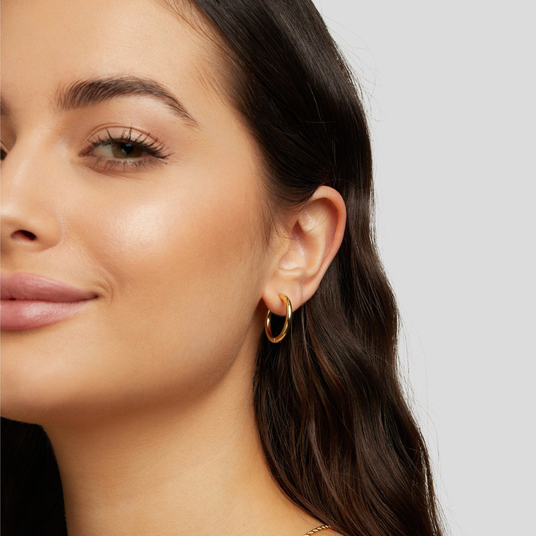 Triple Hoop Earrings Set