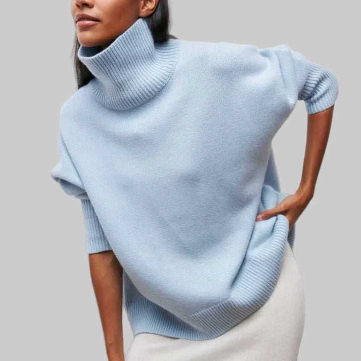 Women’s Turtleneck Sweater - Winter-Ready Knit Layer