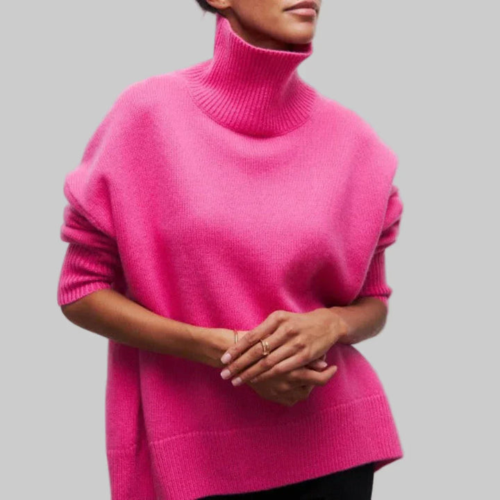 Women’s Turtleneck Sweater - Winter-Ready Knit Layer