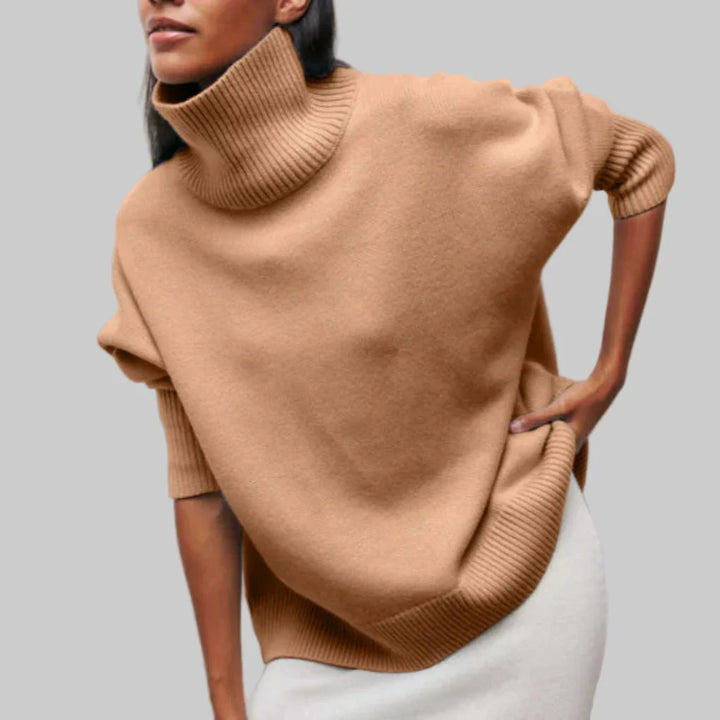 Women’s Turtleneck Sweater - Winter-Ready Knit Layer