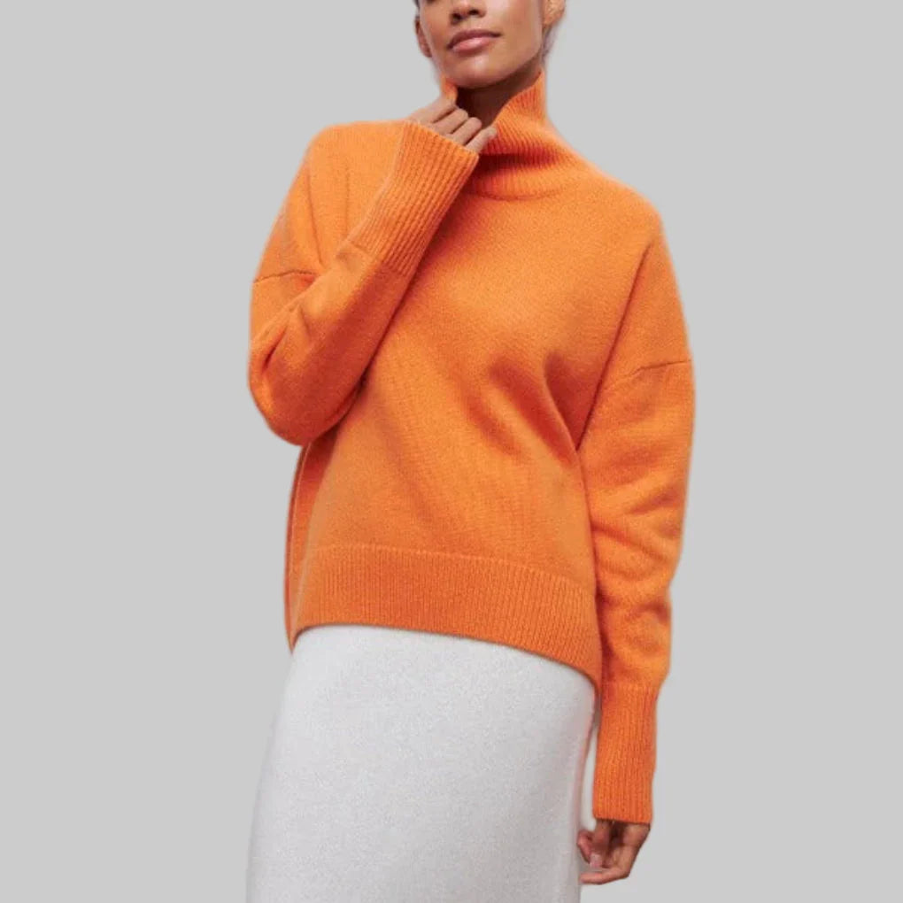 Women’s Turtleneck Sweater - Winter-Ready Knit Layer