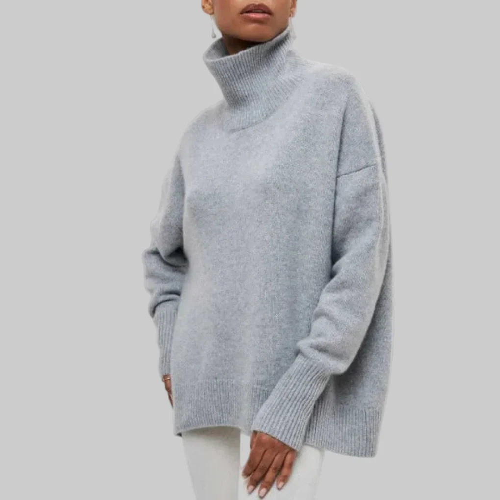 Women’s Turtleneck Sweater - Winter-Ready Knit Layer