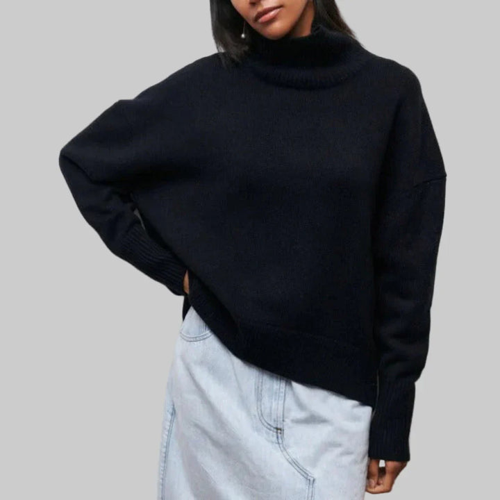 Women’s Turtleneck Sweater - Winter-Ready Knit Layer