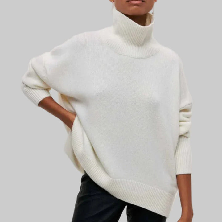 Women’s Turtleneck Sweater - Winter-Ready Knit Layer