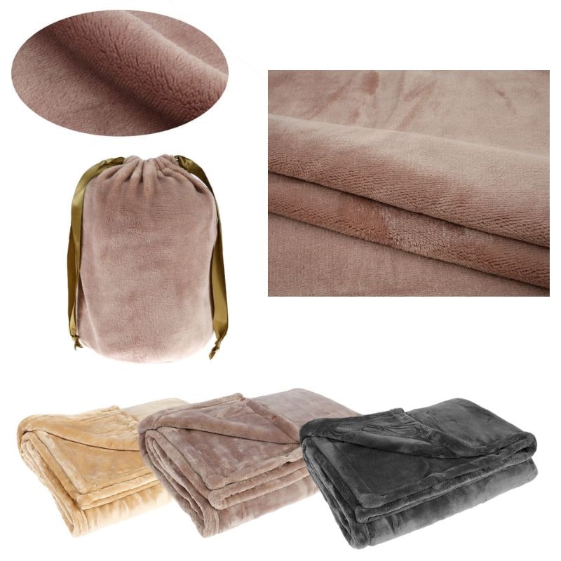 USB Heated Blanket and Throw with Plush Fleece Storage Bag 63 X 33 Inches Electric